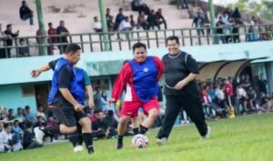 Ketua DPRD Septian Nugraha Ikuti Fun Football Hari Jadi ke-514 Bengkalis